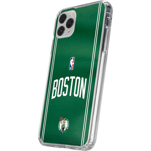 NBA Boston Celtics Jersey iPhone 11 Pro Clear Case