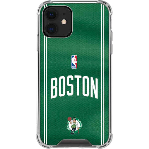NBA Boston Celtics Jersey iPhone 12 Clear Case