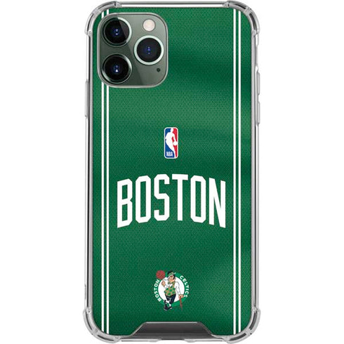 NBA Boston Celtics Jersey iPhone 12 Pro Clear Case
