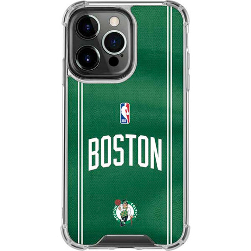 NBA Boston Celtics Jersey iPhone 13 Pro Clear Case