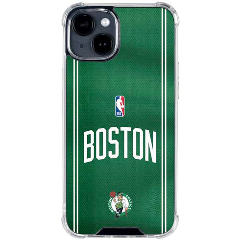 NBA Boston Celtics Jersey iPhone 14 Plus Clear Case