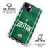 NBA Boston Celtics Jersey iPhone 14 Plus Clear Case
