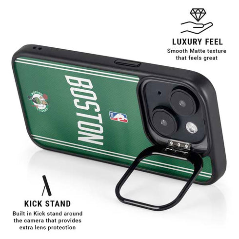 NBA Boston Celtics Jersey iPhone 14 Plus Kickstand Case