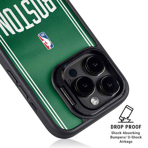 NBA Boston Celtics Jersey iPhone 14 Pro Kickstand Case