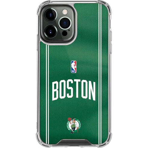 NBA Boston Celtics Jersey iPhone 14 Pro Max Clear Case