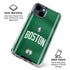 NBA Boston Celtics Jersey iPhone 15 Plus Clear Case