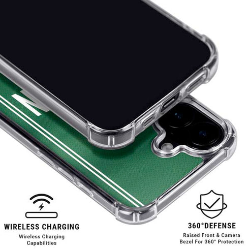 NBA Boston Celtics Jersey iPhone 16 Clear Case