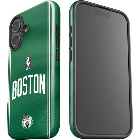 NBA Boston Celtics Jersey iPhone 16 Plus Impact Case