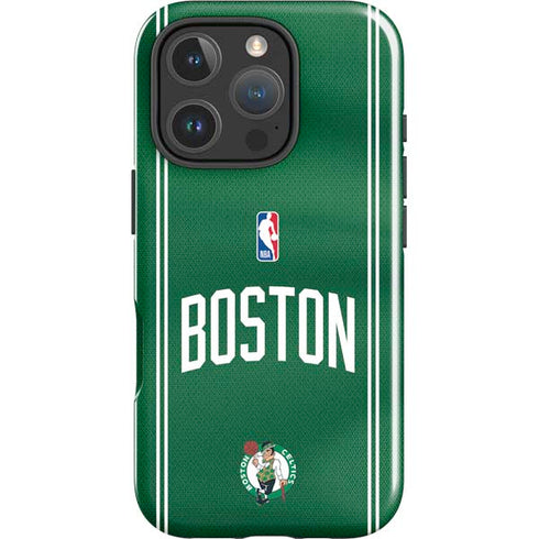 NBA Boston Celtics Jersey iPhone 16 Pro Impact Case