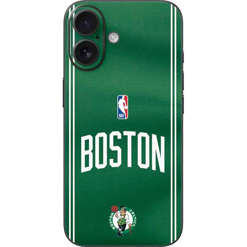 NBA Boston Celtics Jersey iPhone 16 Skin