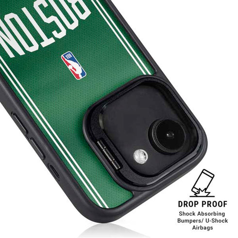 NBA Boston Celtics Jersey iPhone 16e Kickstand Case