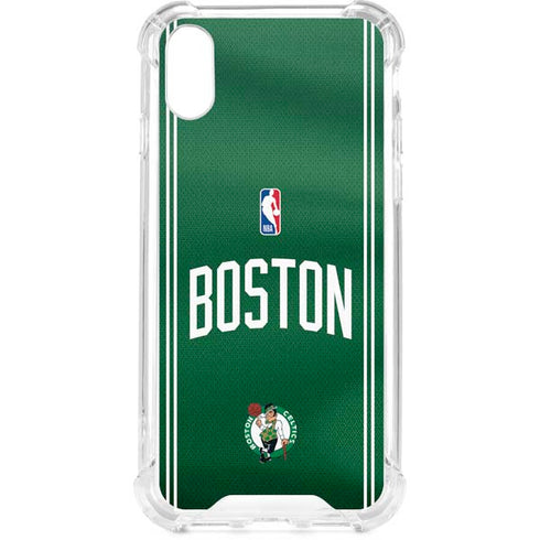 NBA Boston Celtics Jersey iPhone XS Clear Case