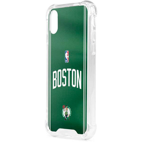 NBA Boston Celtics Jersey iPhone XS Clear Case