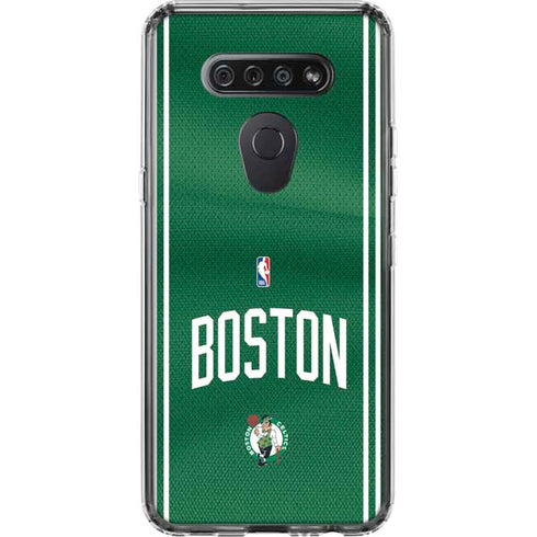 NBA Boston Celtics Jersey LG K51/Q51 Clear Case