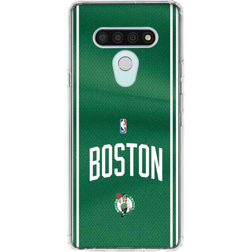 NBA Boston Celtics Jersey LG Stylo 6 Clear Case