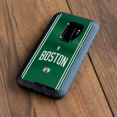 NBA Boston Celtics Jersey Otterbox Defender Galaxy Skin