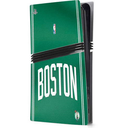 NBA Boston Celtics Jersey PS5 Pro Console Skin