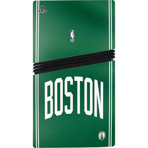 NBA Boston Celtics Jersey PS5 Pro Console Skin
