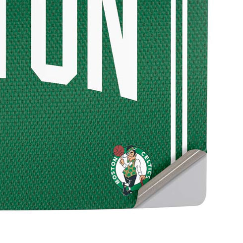 NBA Boston Celtics Jersey PS5 Pro Disk Console Skin