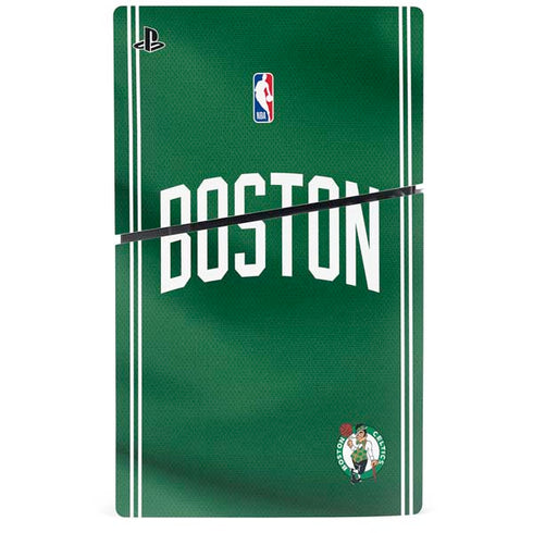 NBA Boston Celtics Jersey PS5 Slim Digital Edition Console Skin