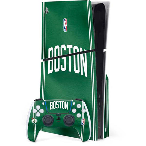 NBA Boston Celtics Jersey PS5 Slim Disk Bundle Skin