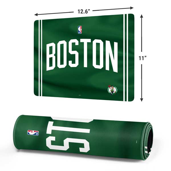 Boston Celtics jersey gaming mouse pad by Skinit
