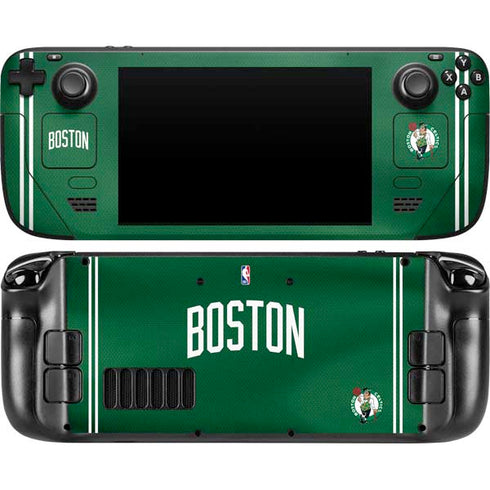 NBA Boston Celtics Jersey Steam Deck Handheld Gaming Computer Skin