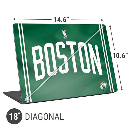 NBA Boston Celtics Jersey Universal Laptop 18in (14.6 x 10.6in) Skin