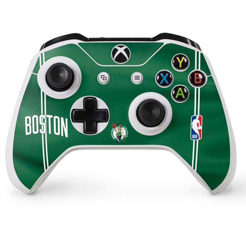 NBA Boston Celtics Jersey Xbox One S Console and Controller Bundle Skin