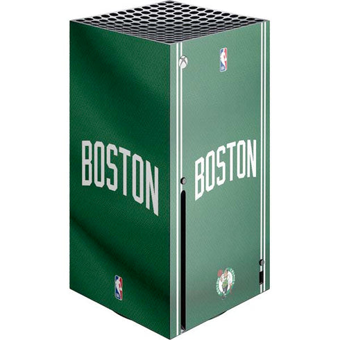 NBA Boston Celtics Jersey Xbox Series X Console Skin