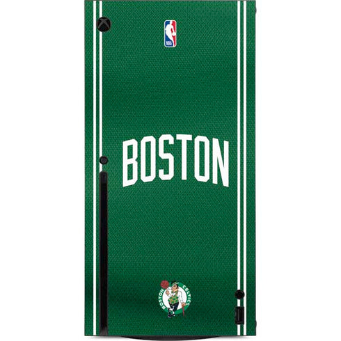 NBA Boston Celtics Jersey Xbox Series X Console Skin