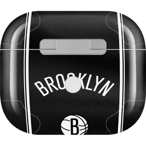 NBA Brooklyn Nets Jersey Apple AirPods (3rd Gen 2021) Skin