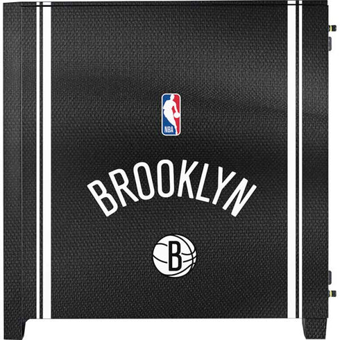 NBA Brooklyn Nets Jersey Corsair 4000D Tempered Glass Mid-Tower ATX Case Skin