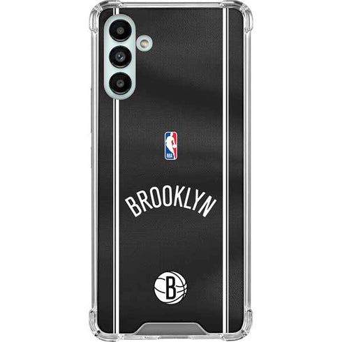 NBA Brooklyn Nets Jersey Galaxy A13 5G Clear Case
