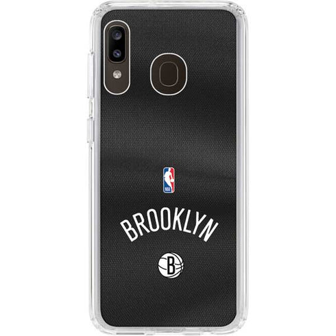 NBA Brooklyn Nets Jersey Galaxy A20 Clear Case