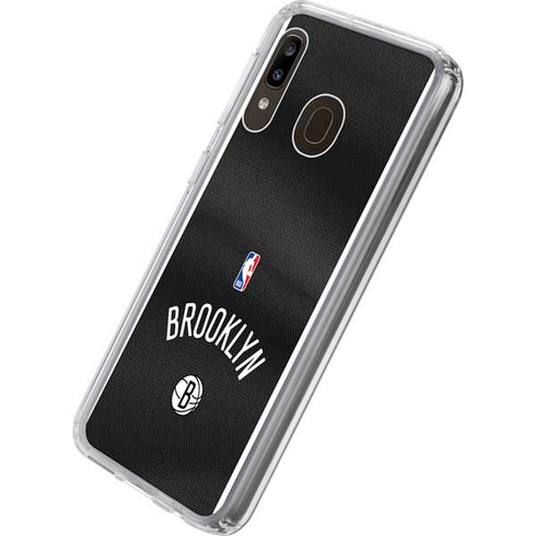 NBA Brooklyn Nets Jersey Galaxy A20 Clear Case