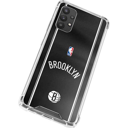 NBA Brooklyn Nets Jersey Galaxy A32 5G Clear Case