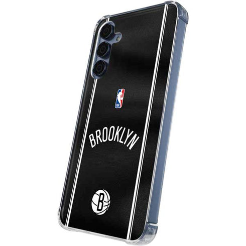NBA Brooklyn Nets Jersey Galaxy A35 5G Clear Case