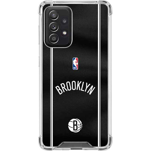 NBA Brooklyn Nets Jersey Galaxy A52 5G Clear Case