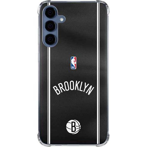 NBA Brooklyn Nets Jersey Galaxy A55 5G Clear Case