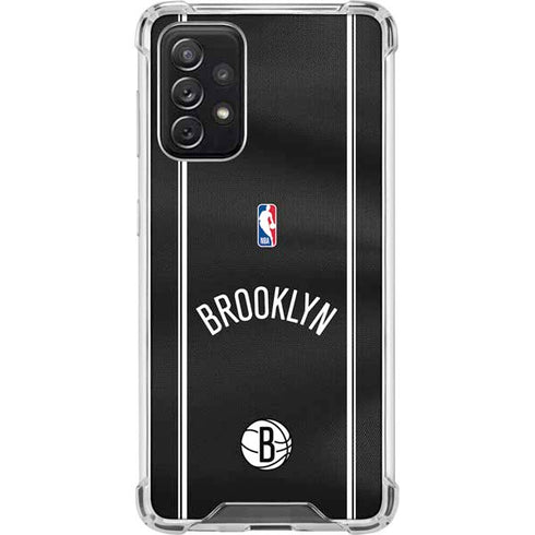 NBA Brooklyn Nets Jersey Galaxy A72 5G Clear Case