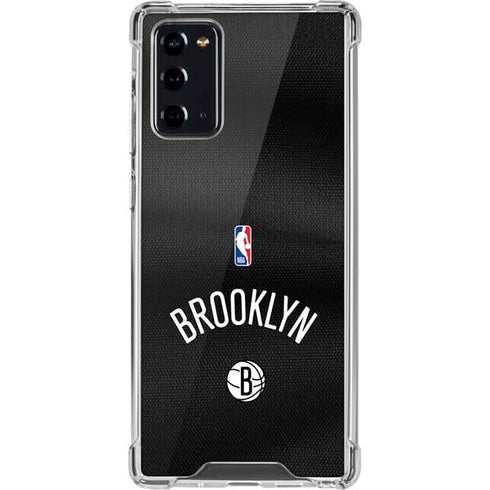 NBA Brooklyn Nets Jersey Galaxy Note20 5G Clear Case