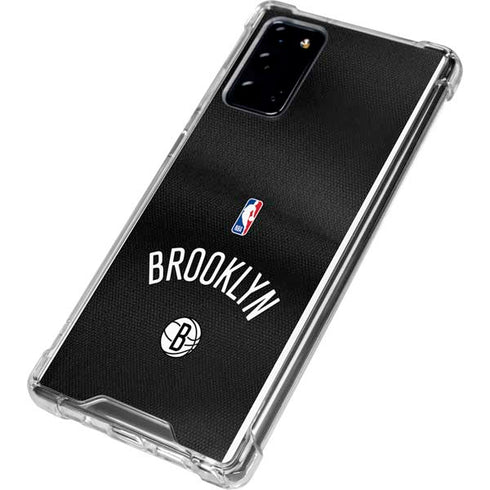 NBA Brooklyn Nets Jersey Galaxy Note20 5G Clear Case