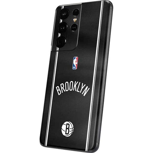 NBA Brooklyn Nets Jersey Galaxy S21 Ultra 5G Skin