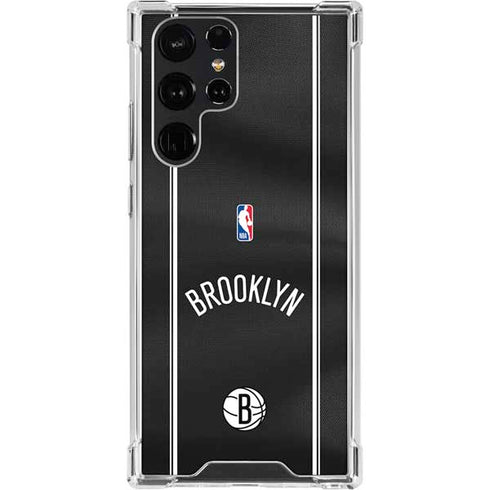 NBA Brooklyn Nets Jersey Galaxy S22 Ultra Clear Case
