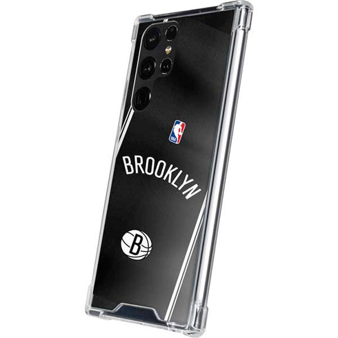 NBA Brooklyn Nets Jersey Galaxy S22 Ultra Clear Case