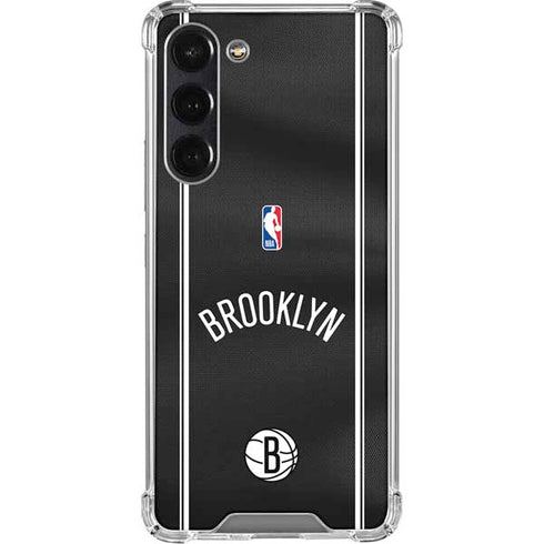 NBA Brooklyn Nets Jersey Galaxy S23 FE Clear Case