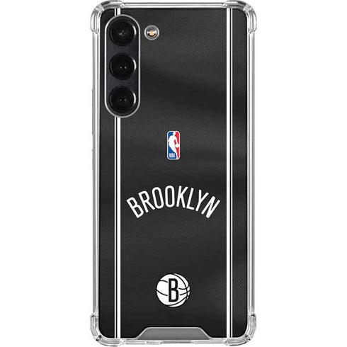 NBA Brooklyn Nets Jersey Galaxy S24 FE Clear Case