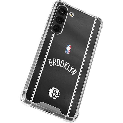 NBA Brooklyn Nets Jersey Galaxy S24 FE Clear Case
