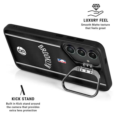 NBA Brooklyn Nets Jersey Galaxy S24 Kickstand Case